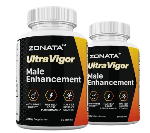 [BRSRABATCIDRAEL5] Zonata (2 Pack) Vigor Pro Pills for Men, Pro Vigor Male Supplement Advanced Formula, UltraVigor Max Strength, 120 Count