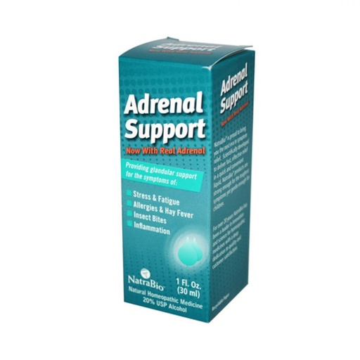 [BRSWIGQHCIEBQD32] NatraBio Adrenal Support - 1 fl oz