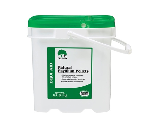 [BRSWIYQIOUIR6DTC] Farnam Equi Aid Natural Horse Psyllium Pellets, Apple/Molasses Flavor 20 lb | Premium Psyllium Soluble Fiber, Supports Digestive Health, Helps Reduce Sand Colic in Horses of All Ages