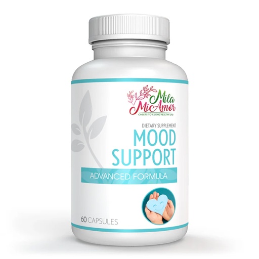 [BRSREADRA4FQAFY7] Mood Support Supplement – Ashwagandha, St. John’s Wort, Chamomile & B Vitamins for Stress Relief, Emotional Balance & Relaxation – Scientifically Backed Formula – 60 Capsules