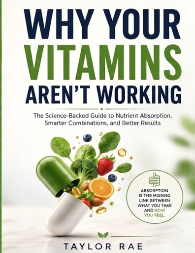[BRSRY235OYPWOF3V] Why Your Vitamins Aren’t Working: The science of nutrient absorption - Simple rules for combining, timing, and optimizing vitamins, minerals, food, and supplements so your body actually uses them
