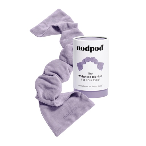 [BRSRMYY5AEFB6CTX] nodpod Patented Gentle Pressure Sleep Mask, Weighted Eye Mask | Patented Light Blocking Design for Sleeping, Travel & Relaxation, Bead Filled, Machine Washable, BPA-Free, Wisteria