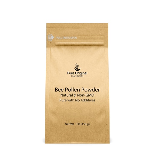 [BRSW2BITOAORE234] PURE ORIGINAL INGREDIENTS Bee Pollen Powder, 1 lb, No fillers, Undiluted Supplement
