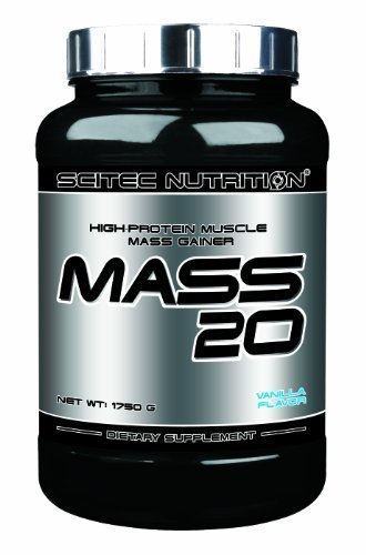 [BRSWK2QGCAMRMGD6] Scitec mass 20 1750g vanilla by Scitec