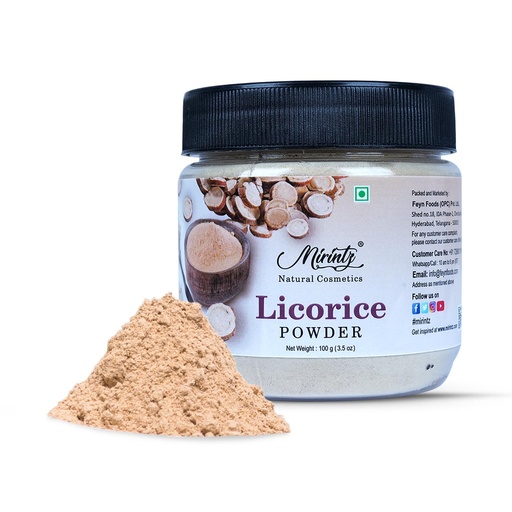 [BRSRMEA3PIDWOE36] Licorice Powder -100g| For Hair and Skin | Pack of 1, Normal