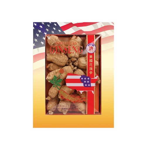 [BRSWIYT7OBYRWCDE] Hsu's Short Jumbo Wisconsin American Ginseng Roots – 100% Fresh Herbal Tea, Soup & Gift – Premium Whole Roots- Large 4oz Box