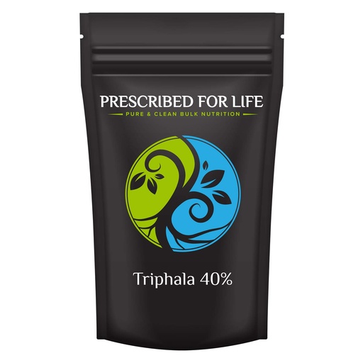 [BRSWGEITOB5RGF3O] Prescribed For Life Triphala Powder 40% | Vibhitaki, Amalaki and Haritaki Blend | Ayurveda Supplements to Support Balanced Health | Vegan, Gluten Free, Non GMO (2 kg / 4.4 lb)