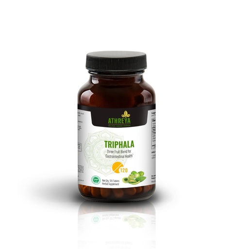 [BRSWYZIQDIPBO3Q6] Athreya Herbs Triphala Tablets| 120 Tablets | Herbal Blend Helps Promote Gastrointestinal Health | with The Goodness of Triphala | Promotes Natural Detoxification | | Vegan, Non-GMO | 30 Day Supply