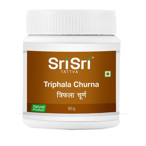 [BRSWGFDRBUAQ4334] Sri Sri Tattva Triphala Churna 80g /2.82192 Oz (Pack of 2)