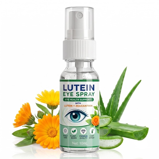 [BRSRYYICBYBGO3TL] Lutein Eye Spray - Ultra-Fine Hydrating Mist with Marigold and Vitamin E | Contact Lens Safe Daily Soothing Comfort Support - 10ml