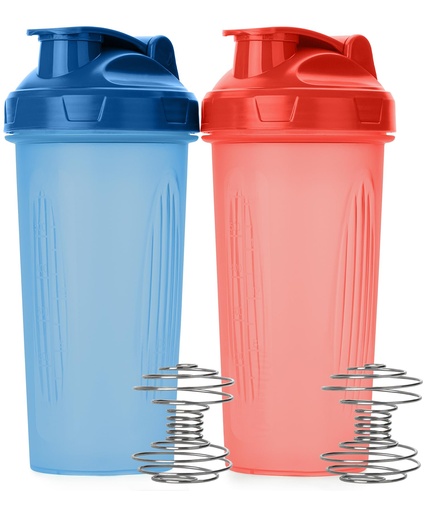 [BRSROAT3B4MRAFI4] Mr. Pen- Protein Shaker Bottles, 2 Pack, 28 oz | Shaker Bottles with Leak-Proof Flip-Top Lid, Wire Whisk Ball for Smooth Mixing, Ideal for Protein Shakes, Smoothies