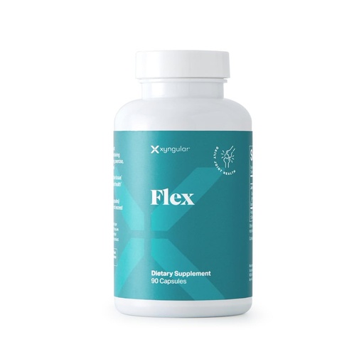 [BRSREGQBC57Q4EYV] Xyngular Flex Joint Health Supplement with Glucosamine, Boswellia Serrata, Hyaluronic Acid & Bamboo Extract - Supports Joint Lubrication, Connective Tissue & Mobility - 90 Capsules, 30-Day Supply