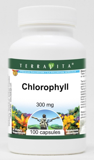 [BRSWI2QRPMBRGAL6] Chlorophyll - 300 mg (100 Capsules, ZIN: 513871)