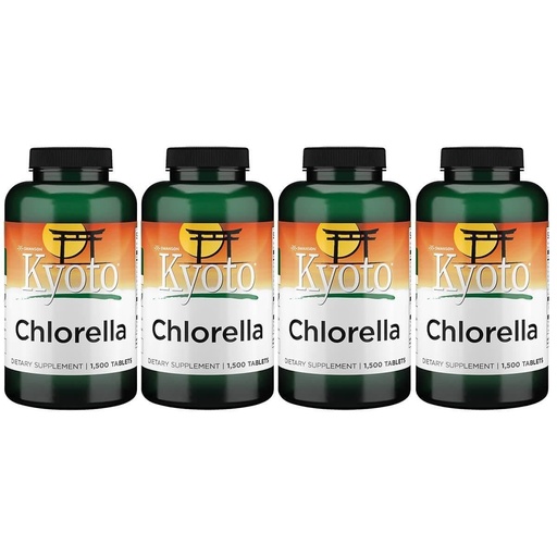 [BRSWGAANOIFWCFYU] Swanson Chlorella 194 mg 1500 Tabs (4 Pack)