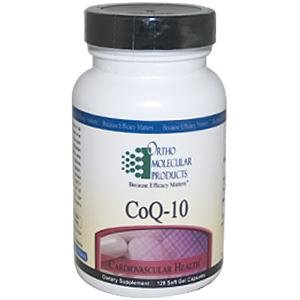 [BRSWIEIPAAGRED3A] Ortho Molecular Products COQ-10 Soft Gel Capsules, 120 Count