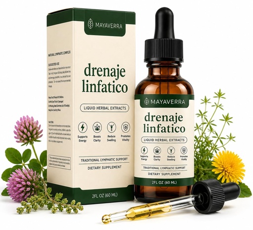[BRSRY2Y2OAPQMD3D] Mayaverra Drenaje Linfático, Natural Herbal Blends, Vegan & Non-gmo
