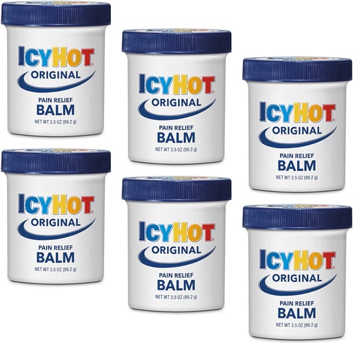 [BRSWIGYIBEBBOGD4] ICY Hot Pain Relieving Balm 3.5 Ounce Extra Strength (Pack of 6)