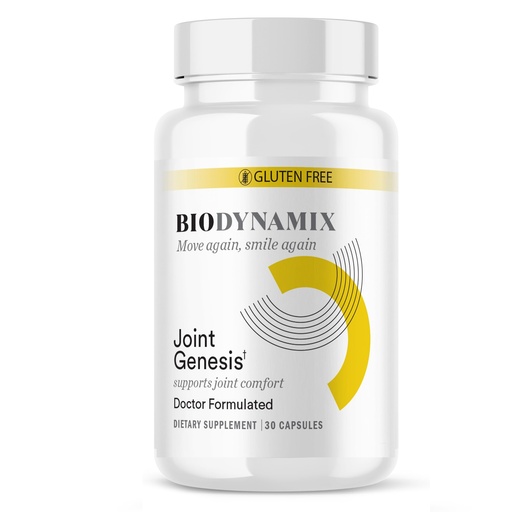 [BRSW2BAZBUBRMALH] Joint Genesis - Joint Support Supplement - with Mobilee and Boswellia Serrata - for Comfortable, Flexible Joints - 30-Day Supply