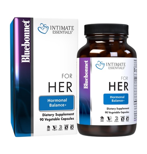 [BRSWYYIZCICQAC32] Bluebonnet Nutrition Intimate Essentials for Her Hormonal Balance, Soy-Free, Gluten-Free, Non-GMO, Dairy-Free, Kosher Certified, Vegan, 90 Capsules, 45 Servings | Non-GMO, Vegan, Kosher Certified, Gluten-Free, Soy-Free