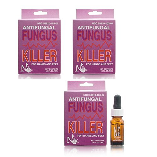 [BRSWIAI2AZ5R6FTI] No Miss Antifungal Fungus Killer 1/4oz/7ml Full Size 3 Packs Made in USA