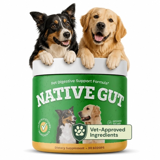 [BRSRGGA5OZ7QEYA6] Natural Pet Probiotic - Gut Health - 30 Scoops - 6 Bottles Pets