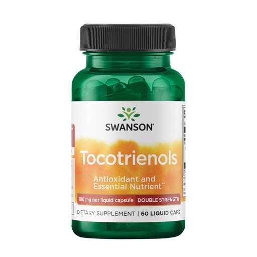 [BRSWIZQTA55R6D3M] Swanson Double Strength Tocotrienols Antioxidant Supplement for Heart-Health-Conscious Adults with Delta- and Gamma-Tocotrienols (60 Liquid Capsules, 100 mg Each)