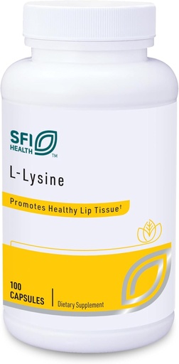 [BRSWIYY7BZ6BMAL2] Klaire Labs SFI Health L-Lysine - 500 Milligrams Essential Amino Acid Support for Immune Health & Collagen Formation, Hypoallergenic & Dairy-Free (100 Capsules)