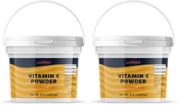 Luonix Vitamin C Powder, 1 Gallon Bucket, Ascorbic Acid, Supplement (Pack of 2)