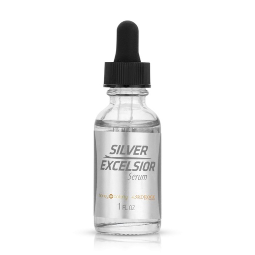 [BRSWGHA7DJ7BUE36] 3rd Rock Essentials Silver Excelsior Serum 4000 PPM, Chelated Silver Oxide Liquid Drops, High Potency Concentrate, Dilutable Supplement in Vegetable Glycerin, 1 Fl oz