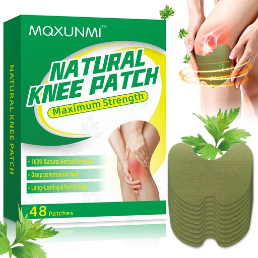 [BRSRGALYC4CQGAYZ] 48Pcs Knee Patches, Herbal Knee Patch Maximum Strength, Warming Herbal Patches for Knee Patch Paste Long Lasting & Fast Acting Reduction of Joint Uncomfortable