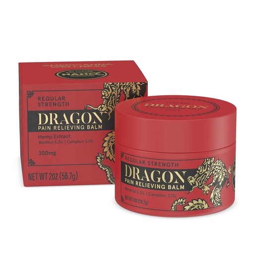 [BRSROBQ6CIJRYA37] Americanna Wellness Dragon Balm 2.0 oz Jar Regular Red