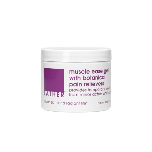 [BRSWIYQCOQHA2CY3] LATHER Muscle Pain Relief Gel - Muscle Therapy to Aid Muscle Soreness - Fast Acting Gel with Menthol Helps Ease Back Pain Relief, Neck Pain Relief, Knee Pain Relief, Lower Back Pain Relief - 4 Oz