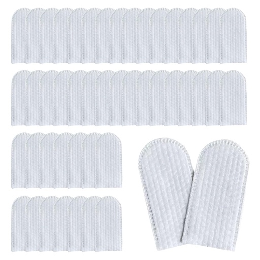 [BRSREFIRBF4AOADD] 200 PCS Cotton Finger Cots Gauze Sleeve, Breathable, Sweat Resistant, and Wear-Resistant Ear Cleaning Pads Finger Wipes for Dogs Ears, Fingernail Cover for Loss Nail