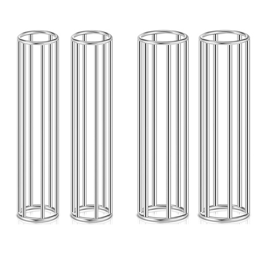 [BRSRGGIPA4HBU2QV] 4 Pcs Metal Cage Applicator Tubular Gauze Metal Applicator Cage Tube Gauze | Small X 2 Pcs, Large X 2 Pcs, Bandage Tubular for Toes Fingers Homes Offices Hospita，Stainless Steel