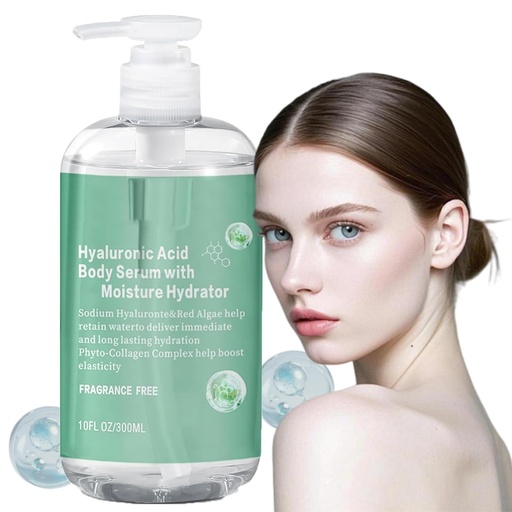 [BRSRECA7OQFGYHTB] Body Hydrator Hyaluronic Acid Body Serum, Hyaluronic Acid Serum For Bod𝐲, For Dry Skin, Fast-absorbing Bod𝐲 Care Deep Hydration, Non-greasy Formula, 10 Fl Oz (1PC)