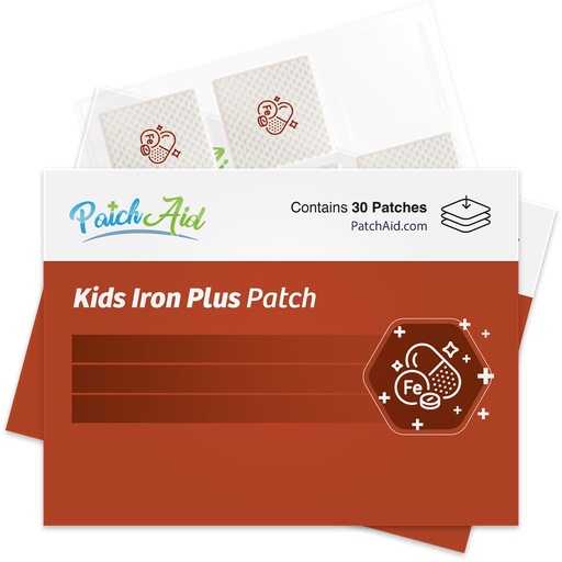[BRSRAHDQOYORY2D2] PatchAid Kids Iron Plus Topical Patch 30-Day Supply