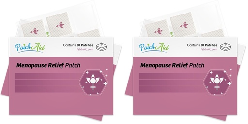 [BRSREALYA4HR6A3K] PatchAid Menopause Relief Topical Patch 30-Day Supply (Pack of 2)