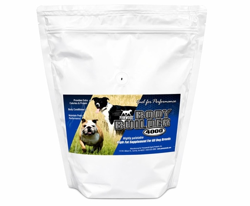[BRSRGAYPCEBQ22DO] Body Builder 4000 Dog Weight Gainer Powder 40% Fat 26% Protein | High Calorie Topper, Muscle & Energy, Hard Keepers, High-Metabolism, Working & Hunting Dogs