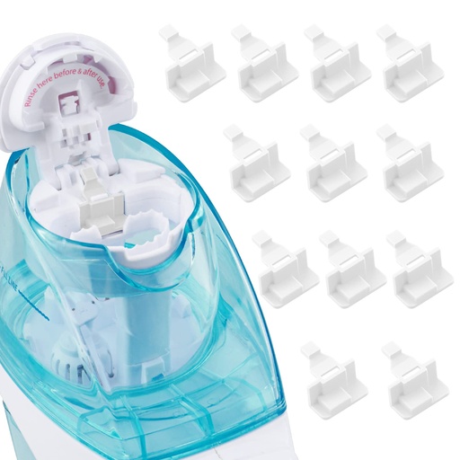 [BRSROBQYOIDRSG35] Silicone Saltwater Pods Refills Accessories Compatible with Navage Nasal Care Nasal Irrigation System - Save Salt Water pods for Easy Operation (12 Pack -White)