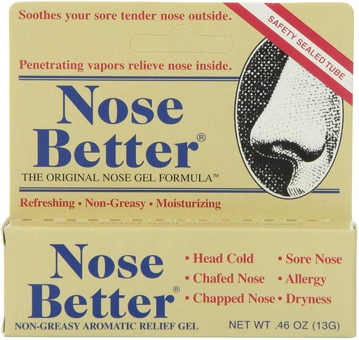 [BRSWYFL4PMBRA3TF] Oakhurst Co. Nose Better Nongreasy Aromatic Relief Gel-0.46 Oz (13g), 13 Gram