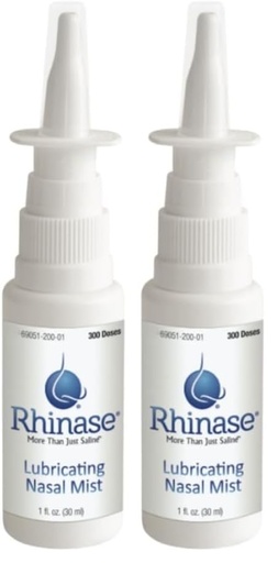 [BRSRY2Q6AV7QEE3A] Rhinase Allergy Relief Saline Nasal Spray – Steroid Free, Dual Wetting Agent & Salt Formulation, 300 Sprays for Dry Nose, Allergy, nosebleeds from Nasal Dryness (Pack of 2)