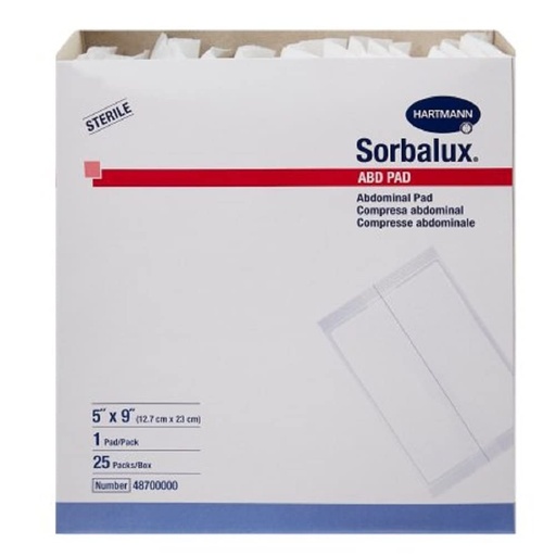 [BRSWIBA2OIARODTU] Sorbalux Abd Abdominal Pad 5" X 9"