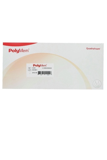 [BRSWIYIRAAPGYELY] PolyMem Non-Adhesive Pad Dressings (4x12.5"") (by the Each)""