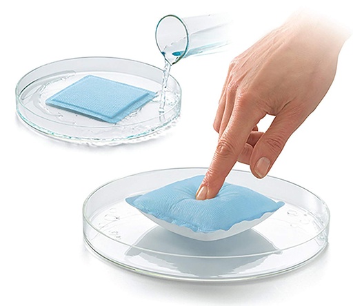 [BRSWGED4OVYWCC3Z] Lohmann & Rauscher Flivasorb Wound Absorbent Pad, Sterile & Individually Sealed Non-Adherent Padding for Gentle Wound Dressing & Absorption, Absorbs 20 Times Its Weight, 4" x 8" Pad, Box of 10