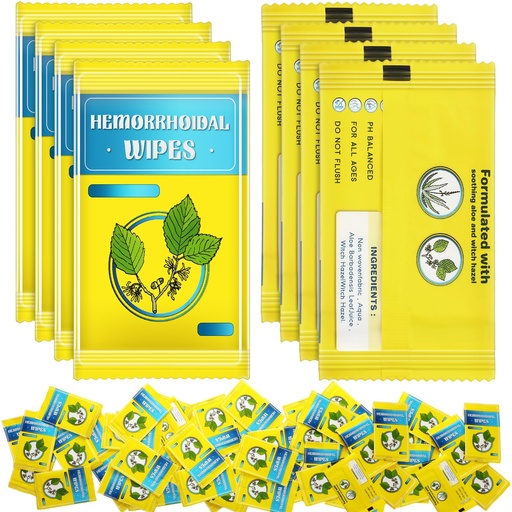 [BRSROFI6CUMRO2DK] Timgle 300 Counts Hemorrhoid Wipes Individual Wrapped for Butt Hemorrhoid