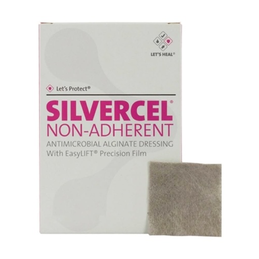 [BRSWKHDYDEHGOE3A] Silvercel Non-Adherent Antimicrobial Alginate Dressing 4 x 8 by Systagenix