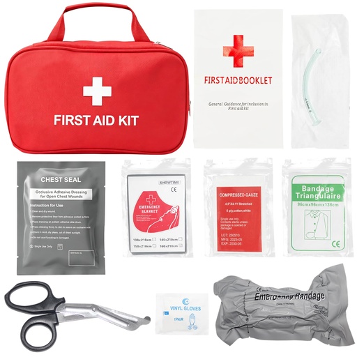 [BRSRGBADCJYWAH3D] IFAK Trauma First Aid Kit for Home Car Camping Hiking Emergency Supplies