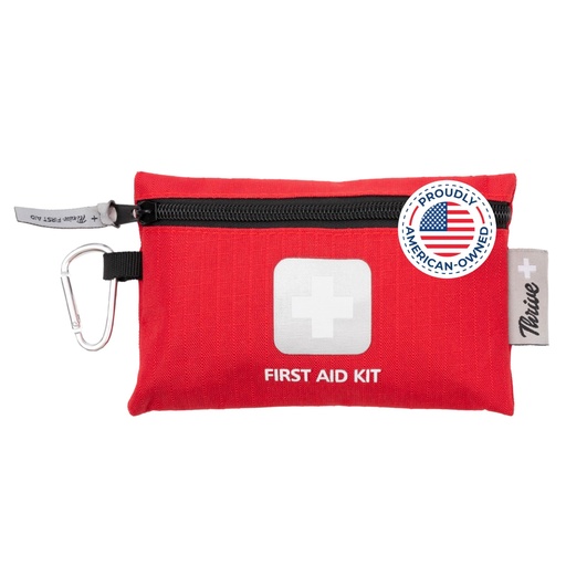 [BRSWKH34AEGR63TL] Thrive Mini First Aid Kit, Waterproof Rip-Stop, 66-Piece Set