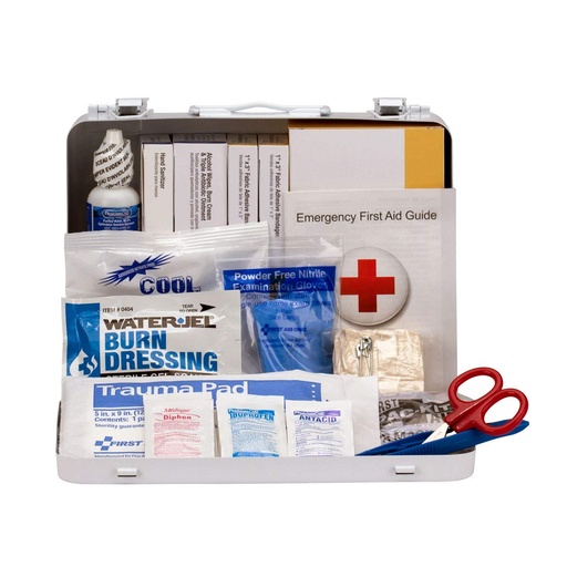 [BRSWKFTYC4DR22I5] First Aid Only 90672 ANSI 2015 and OSHA-Compliant Heavy Duty Vehicle First Aid Kit, All-Purpose 25-Person Emergency First Aid Kit for Business, Truck Drivers, and Personal Cars,114 Pieces