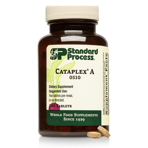 [BRSWGYITBV4G2ETF] Standard Process Cataplex A - Supports Eye Health & Mucous Membranes - Supports Healthy Vision & Provides Antioxidant Vitamin A - Non-Dairy & Non-Soy - 180 Tablets